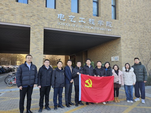 校企聚合力 联建创新质——电气工程学院与中汽研新能源汽车检验中心（天津）开展联合党建活动